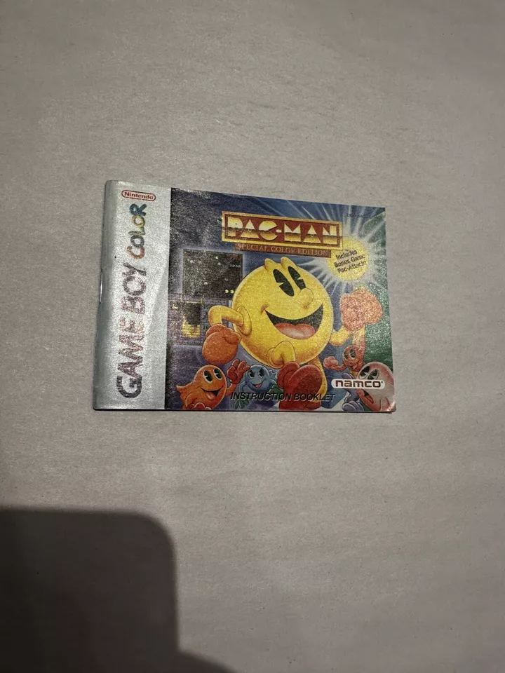 Pac Man Special Color Edition PacMan Gameboy Color Instruction Manual Only M18 - Image 1 of 3