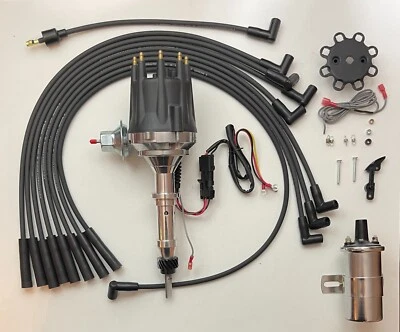 Distribuidor International Scout Black Hei 392 345 304 266 + CABLES + BOBINA CROMADA Foto 1 de 4