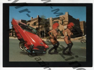 Cartel de queso sexy arriesgado pinup 4""x6"" collage arte coche postal PE-37 - Imagen 1 de 1