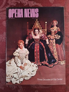 Seltene METROPOLITAN OPERA NEWS August 1973 Speight Jenkins Jerome Robbins - Bild 1 von 1