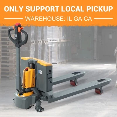 PICKUP ONLY-APOLLOLIFT 3300lb Lithium-ion Full Electric Pallet Jack 48"X27" Fork - Image 1 of 4