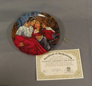Scarlett And Rhett The Finale Collector Plate Edwin Knowles Gone With The Wind - Picture 1 of 12
