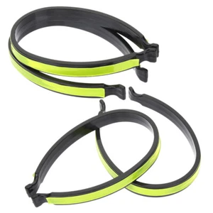 4 Pcs Reflective Trouser Clip Bicycle Clips for Pant Legs Cycling - Picture 1 of 12