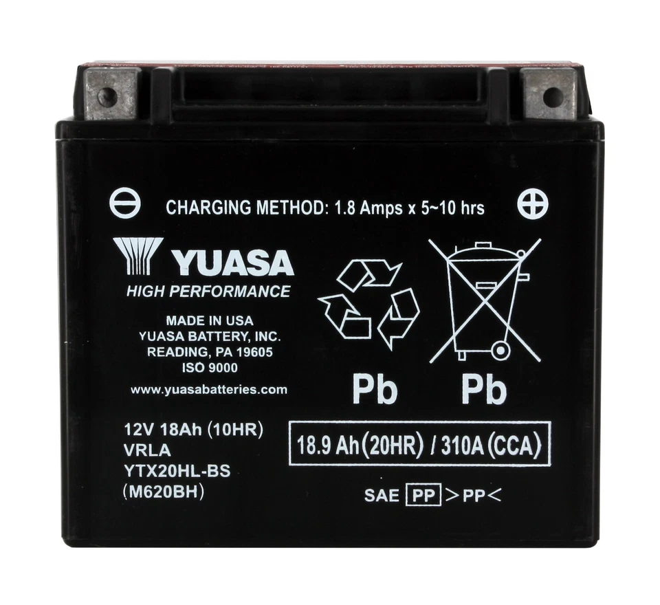 Yuasa ytx20hl-bs Harley Davidson FXST 1690 Softail Standart 2008 2009 2010 2011 - Imagen 1 de 1