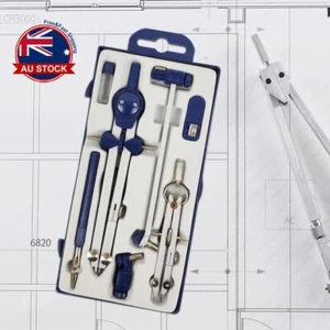 Professional Drafting Drawing Compasses Geometry Teaching Study Stationery Set B - Picture 1 of 12