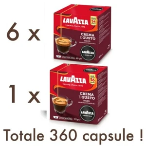360 Capsule Caffè Lavazza Crema e Gusto Ricco A Modo Mio Originali 100% - Imagen 1 de 1