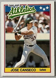 JOSE CANSECO, 1988 TOPPS UNITED KINGDOM CARD, COOL ! SUPER RARE ! - Picture 1 of 1