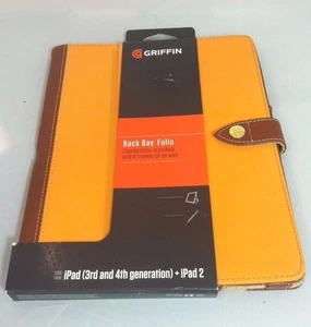 Griffin Back Bay Folio für iPad 3. & 4. Generation und iPad 2 orange und braun - Bild 1 von 2