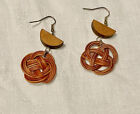 Wood Knotted Earrings World Market