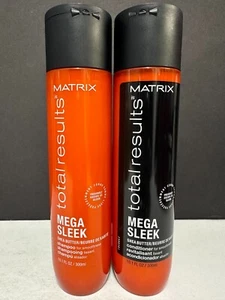 Matrix Total Results Mega Sleek Shea Butter Shampoo & Conditioner -10.1 floz Eac - Picture 1 of 1