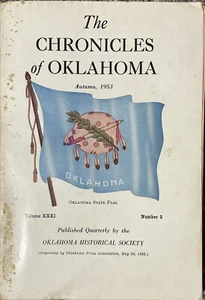 The Chronicles Of Oklahoma Historical Almanac Autumn 1953, Volume XXXI #3 - Imagen 1 de 1