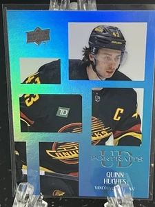 QUINN HUGHES----2024-25 UPPER DECK---UD PORTRAITS----CANUCKS - Bild 1 von 2