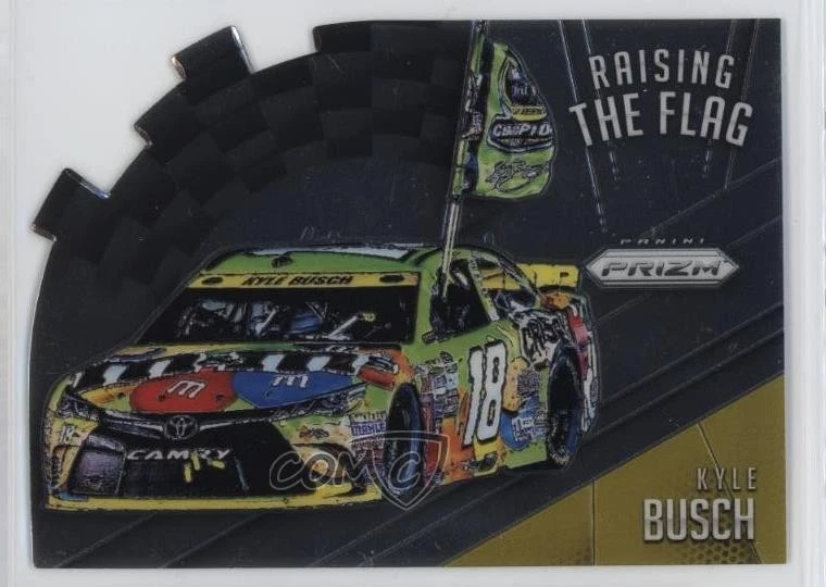 2016 Panini Prizm NASCAR Raising the Flag Kyle Busch #R3 - Image 1 of 2