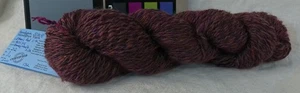 Handspun silk and wool yarn 2 ply red burgandy - Picture 1 of 3