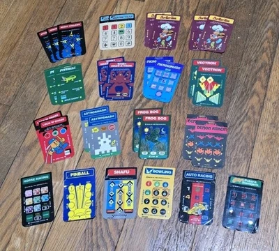 Vintage Intellivision Video Game Original Overlays Lot - Image 1 of 4