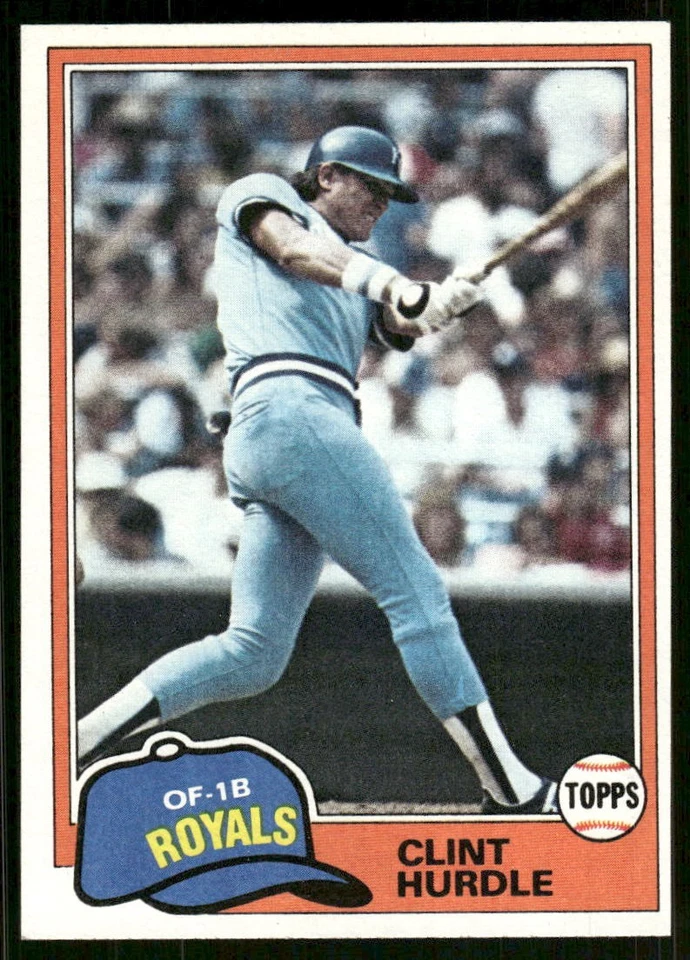 1981 Topps #98 Clint Hurdle Kansas City Royals Baseball Card - Image 1 of 2