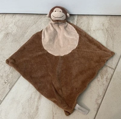Angel Dear Monkey милое защитное одеяло детское коричневое желтовато-коричневое плюшевая мягкая игрушка животное - Изображение 1 из 4