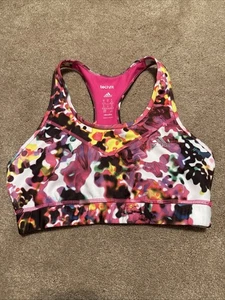 adidas Techfit Climalite Sports Bra Pink Medium Racerback - Picture 1 of 8