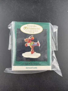 A Gift From Rodney 1995 Hallmark Keepsake Ornament Collectors Club Miniature New - Picture 1 of 3