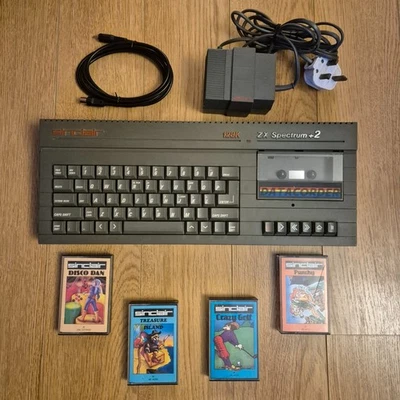 Computadora Sinclair ZX Spectrum 128k Plus +2 Iss 1 restaurada probada funcionando - Imagen 1 de 4