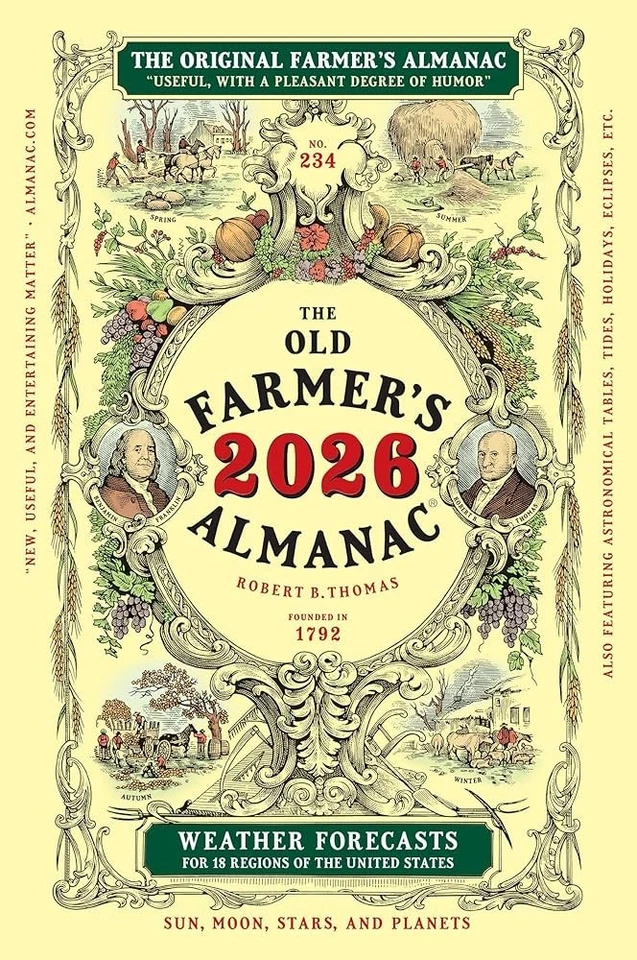 2026 Old Farmer's Almanac by Not Available (2025, Trade Paperback)
