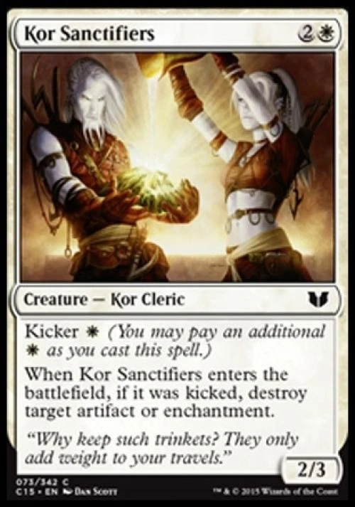 Kor Sanctifiers - Light Play MTG Commander 2015 - Image 1 of 1