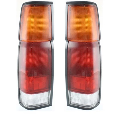 For Nissan D21 1990-1994 E/SE/XE Pickup Tail Light Driver & Passenger Side,Pair - Изображение 1 из 4