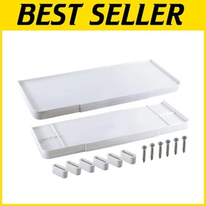 Universal Toilet Tank Cover in White - Fits Most Standard Toilets Easily - Picture 1 of 2