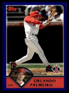 2003 Topps Orlando Palmeiro #83 Anaheim Angels MLB Baseball - Foto 1 di 2