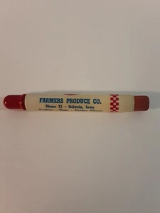 NOS Vintage Advertising Bullet Pencil Farmers Produce Co. - Picture 1 of 7