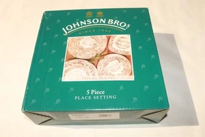 JOHNSON BROS 5 Pc Place Setting Dinner Plate/Salad/Bowl/Cup/Saucer NEW OPEN BOX - Picture 1 of 8