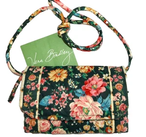 VERA BRADLEY Wallet With or w/o Strap or Trifold - Vintage Spring Green Perfect - Picture 1 of 7