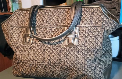 Coach Satchel Purse *Taylor* Snake Print G1393-F26034 in VGC - Image 1 of 4