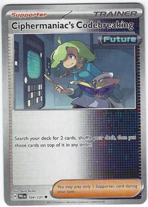 Ciphermaniac's Codebreaking #104/131 SV: Prismatic Evolutions Uncommon - Pokemon - Picture 1 of 2