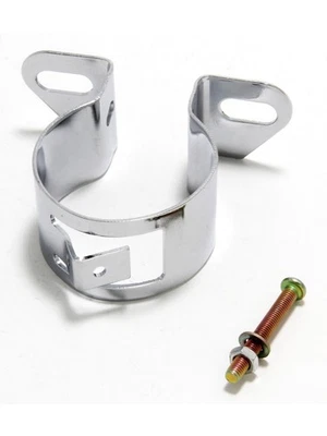 Trans-Dapt Ignition Coil Bracket Canister Style Steel Chrome Universal (9648) - Image 1 of 4