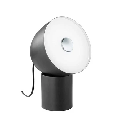 moderne LED Tischleuchte LEE schwarz Acrylglas 12W 3000K warmweiß - Bild 1 von 2