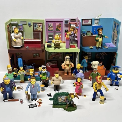 The Simpson Playmates World of Springfield Sets with Figures and Accessories! - Image 1 of 4