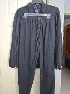 Herren PJ Set Medium Kariert Polo Ralph Lauren Oberteil/Unterteil Langarm Gemütlich Lounge Set - Bild 1 von 11