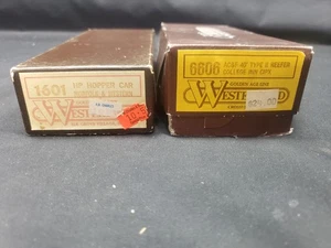 2 HO Westerfield Golden Age Line Kits: 1601 N&W Hopper & 6606 College Inn Reffer - Picture 1 of 10