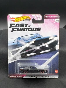 2020 Hot Wheels Fast & Furious '70 Plymouth AAR Cuda 4 of 5 Black Quick Shifters - Picture 1 of 2