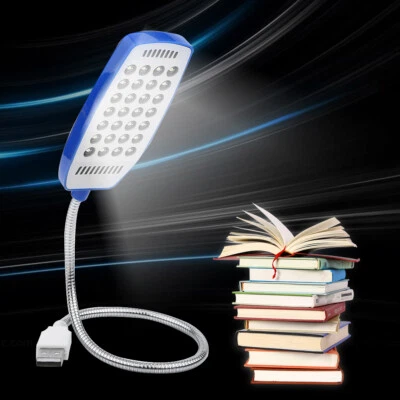 5V Flexible Gooseneck Mini USB 28 LED Portable Reading Light Computer Lamp MA - Image 1 of 4