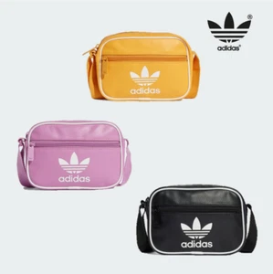 NEU Adidas Originals adicolor Classic Mini Airliner Tasche schwarz gelb lila - Bild 1 von 17