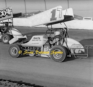 1980 Larry Clark 16 x 20 Corona Raceway Sprint Car Photo - Picture 1 of 1