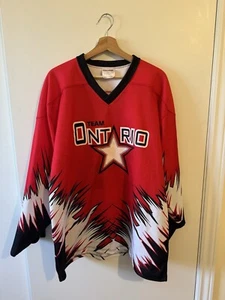 MENS Large Team Ontario #14 ProJoy Sportswear Hockey Jersey - Picture 1 of 3
