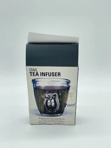 Owl Tea Infuser Stainless steel infuser and drip tray - Picture 1 of 4