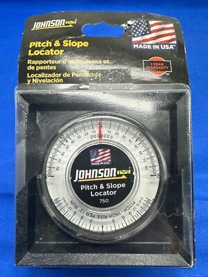 Johnson Level & Tool High-Impact Black Pitch &amp; Localizador de pendientes Foto 1 de 2