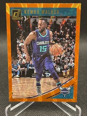2018-19 DONRUSS ORANGE LASER KEMBA WALKER #8 CHARLOTTE HORNETS - Image 1 of 2