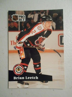 1991-92 pro set ERROR CARD brian leetch-brian bellows  - Image 1 of 2
