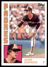 1984 Topps Andy Hawkins Rookie . San Diego Padres #778