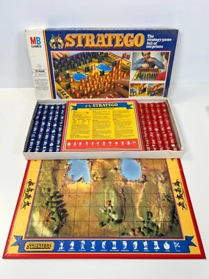 Vintage 1982 Stratego Retro Board Game by MB. Complete in Good Condition - Image 1 of 3